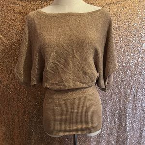 Shine New York Gold blouse (Small)